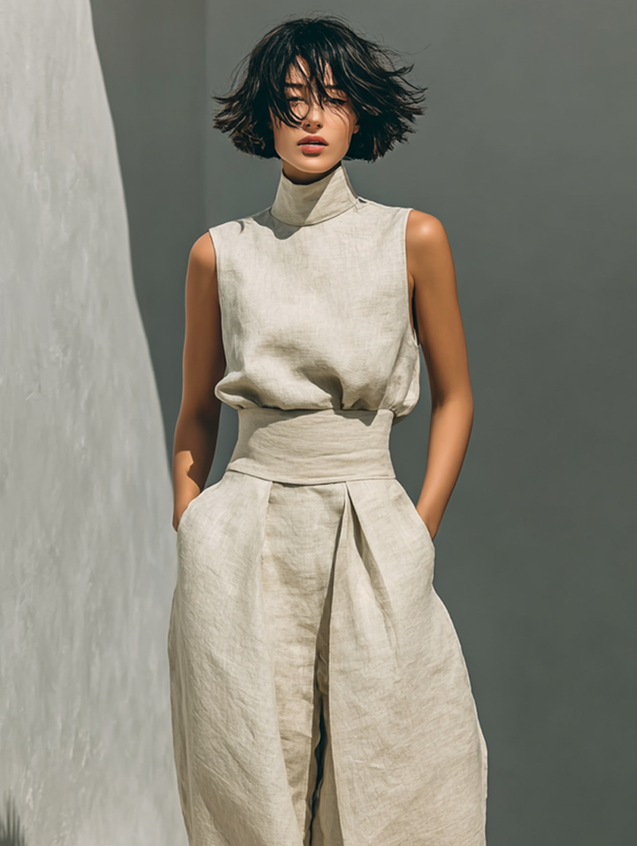 MARIA | TANK TOP &amp; WIDE-LEG PANTS SET