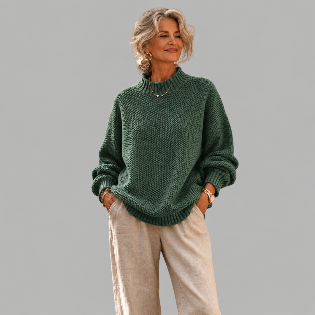 Barbara | Relaxed Textured Knit Sweater