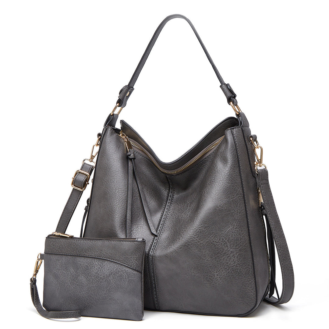 Vivian | Leather Hobo Bag + FREE Pouch Wallet