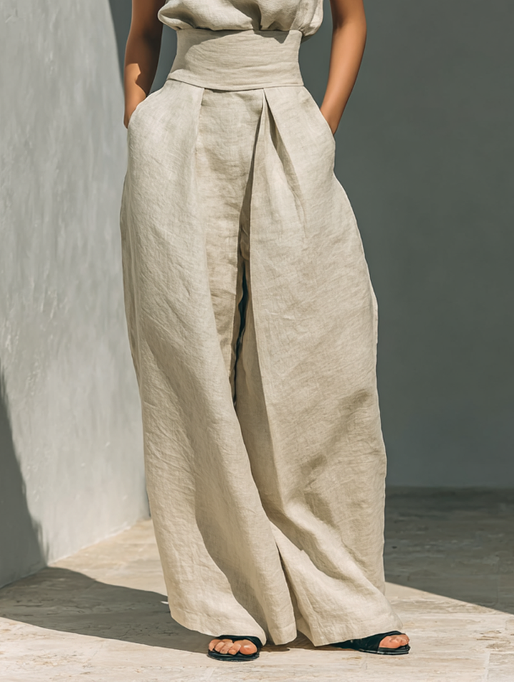 MARIA | TANK TOP &amp; WIDE-LEG PANTS SET