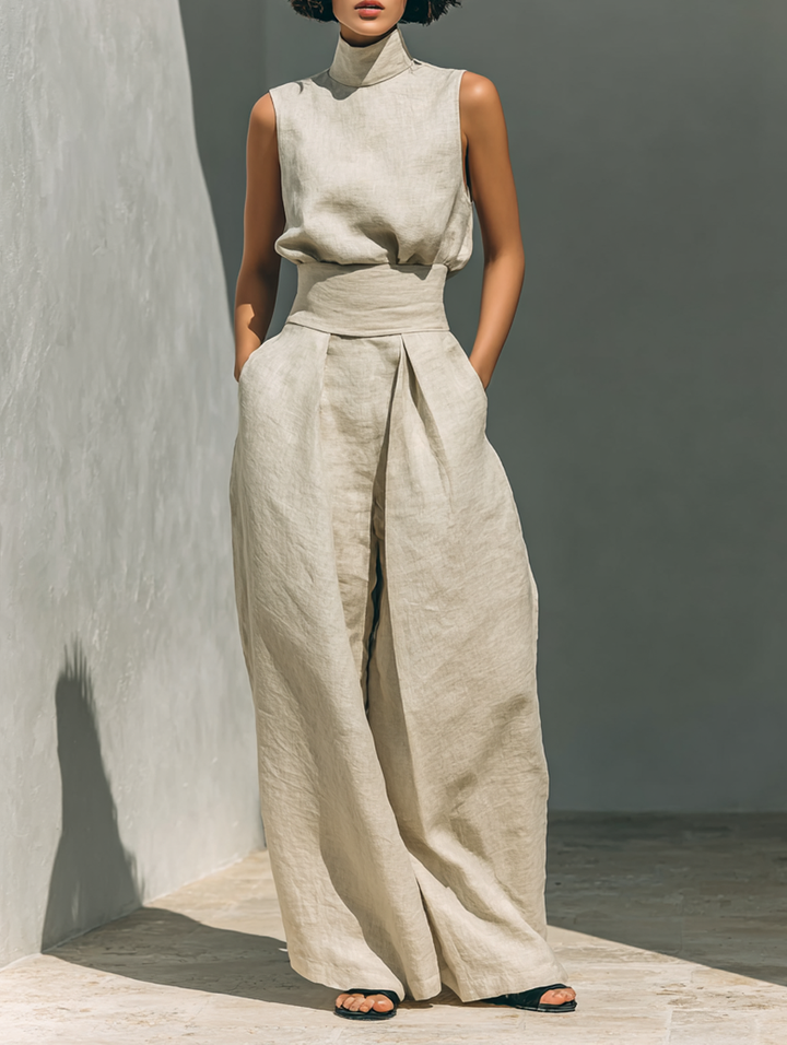 MARIA | TANK TOP &amp; WIDE-LEG PANTS SET