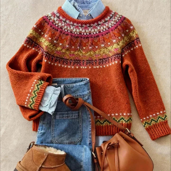 Dervla | Chic Vintage Knit Sweater