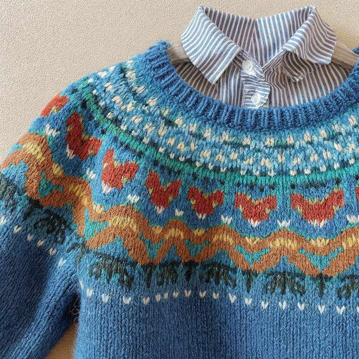 Orlanda | Classic Vintage Knit Sweater