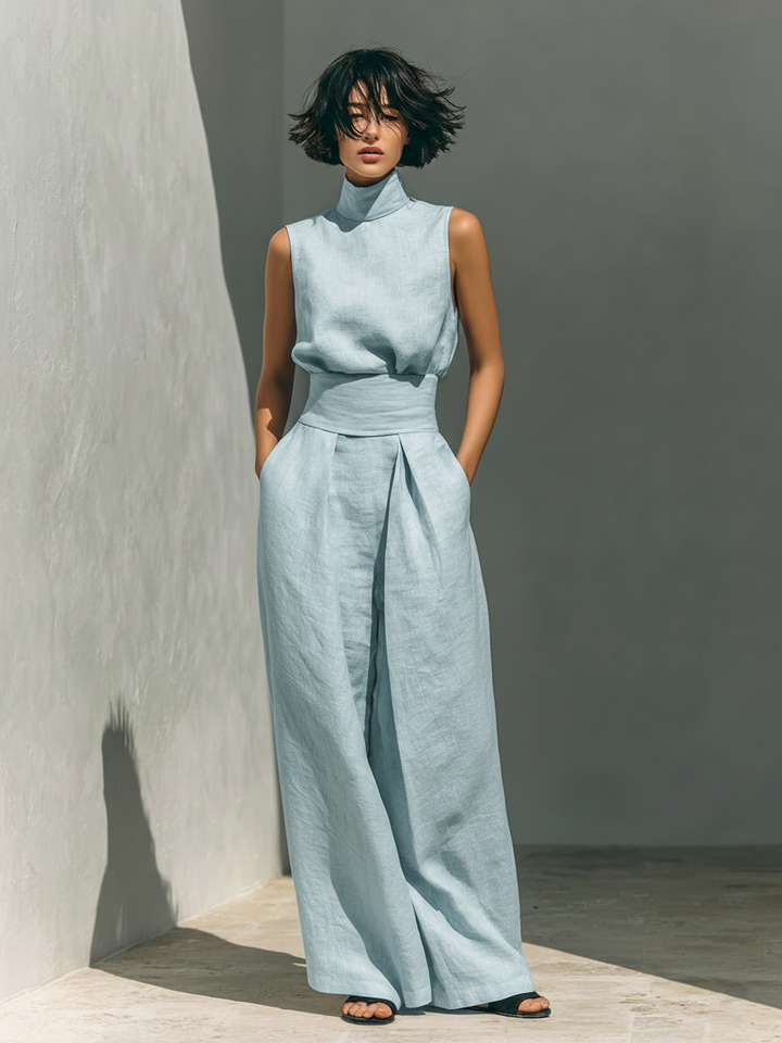 MARIA | TANK TOP &amp; WIDE-LEG PANTS SET