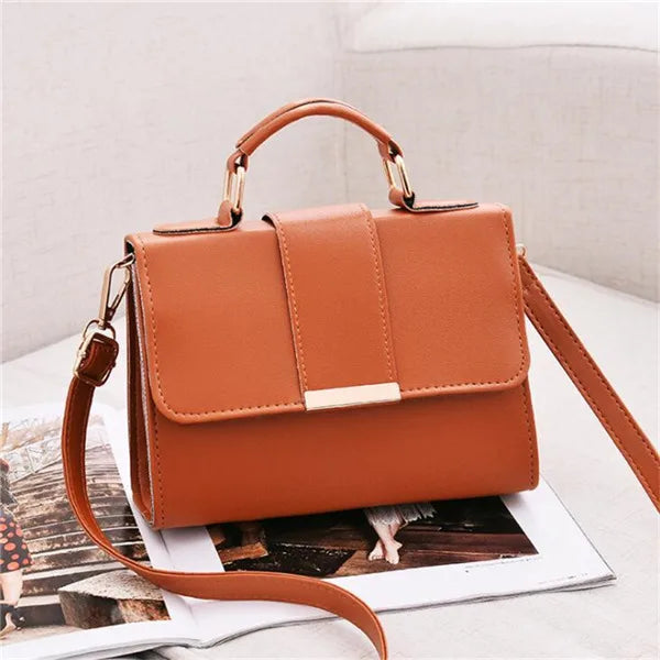 Stylish Retro PU Leather Crossbody Handbag for Women