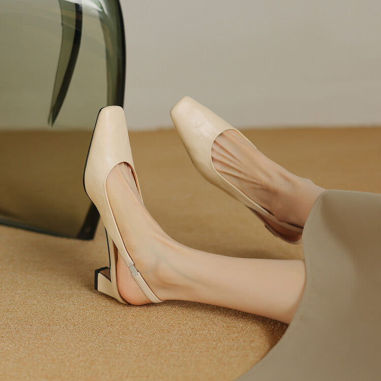 Ersa Genuine Leather Slingbacks