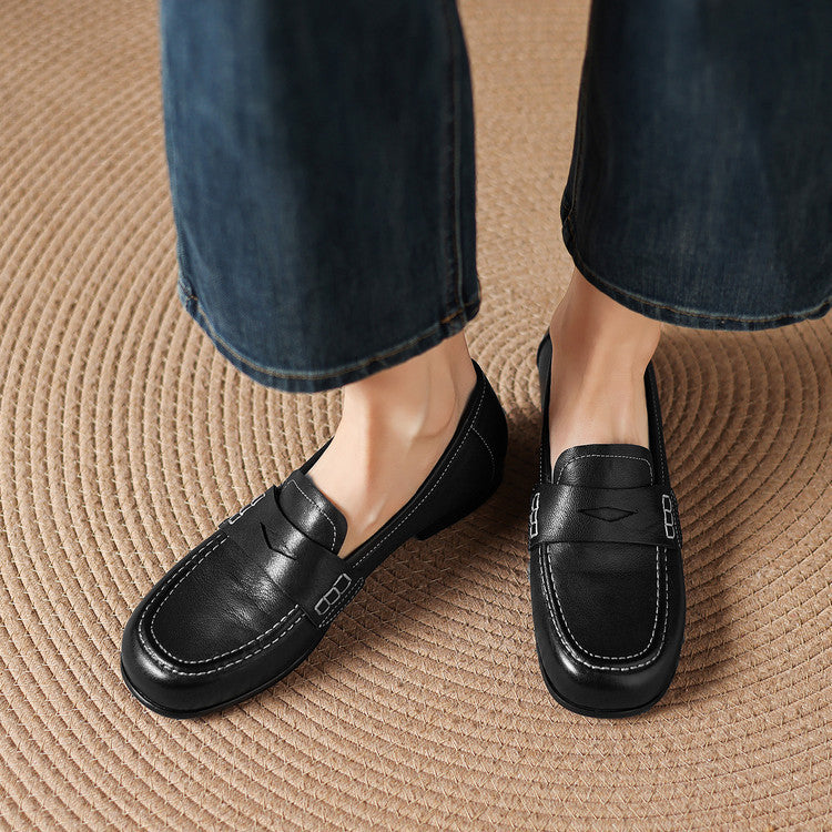 Leonie Genuine Leather Loafers