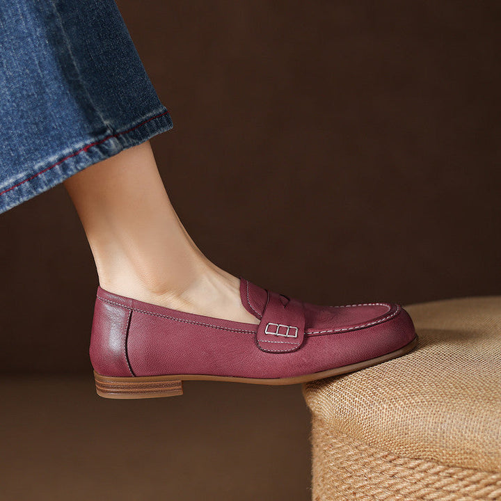 Leonie Genuine Leather Loafers