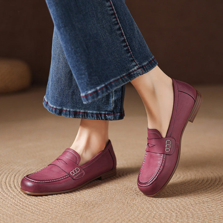 Leonie Genuine Leather Loafers