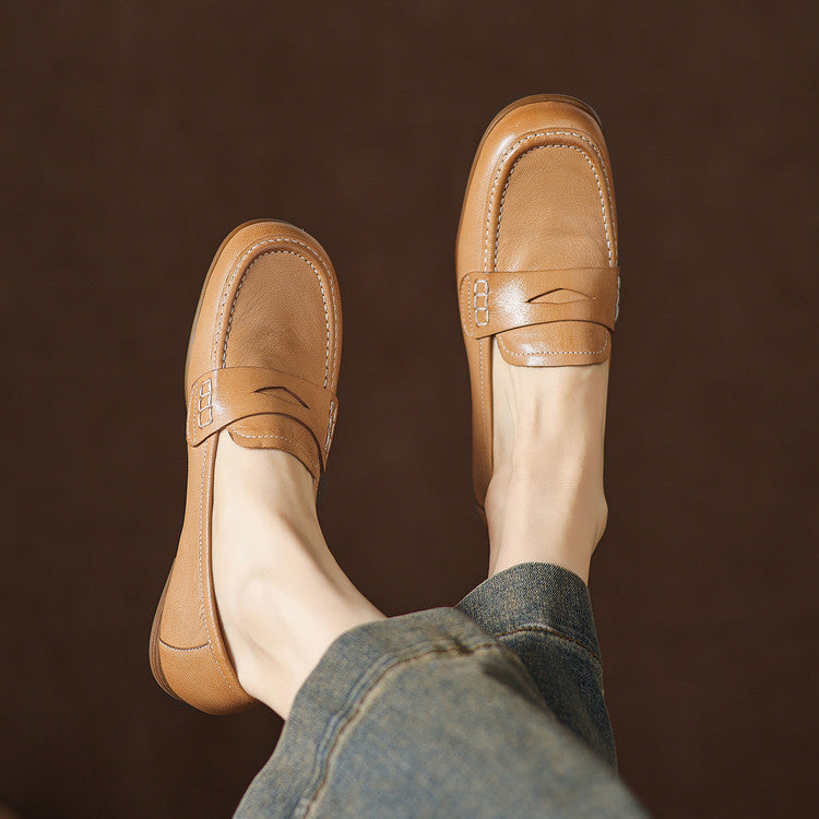 Leonie Genuine Leather Loafers