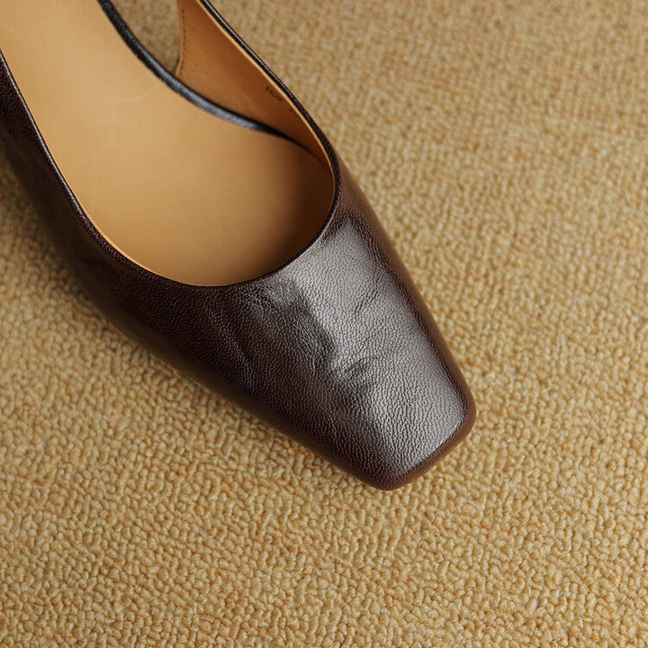 Ersa Genuine Leather Slingbacks