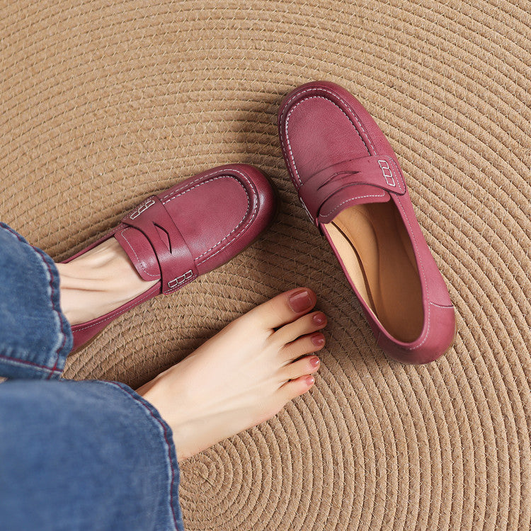 Leonie Genuine Leather Loafers