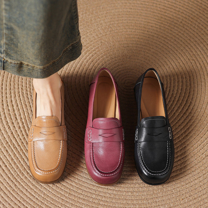 Leonie Genuine Leather Loafers