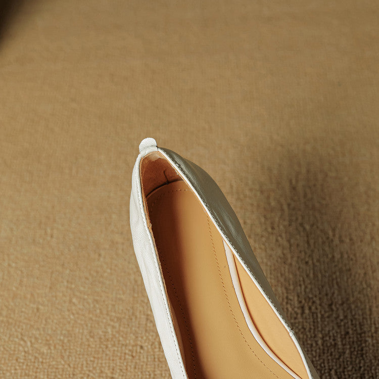 Fauna Genuine Leather Flats