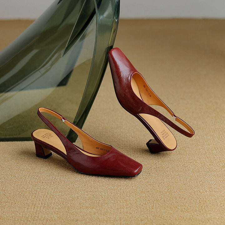 Ersa Genuine Leather Slingbacks
