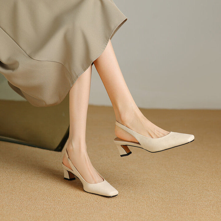 Ersa Genuine Leather Slingbacks