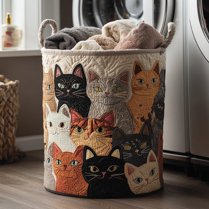 Cozy Purr / Quilted Basket