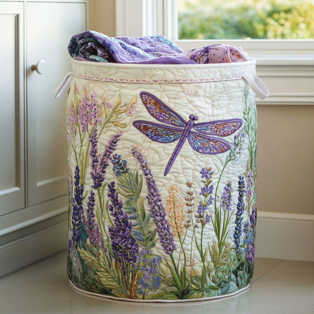 Golden Dragonfly / Quilted Basket