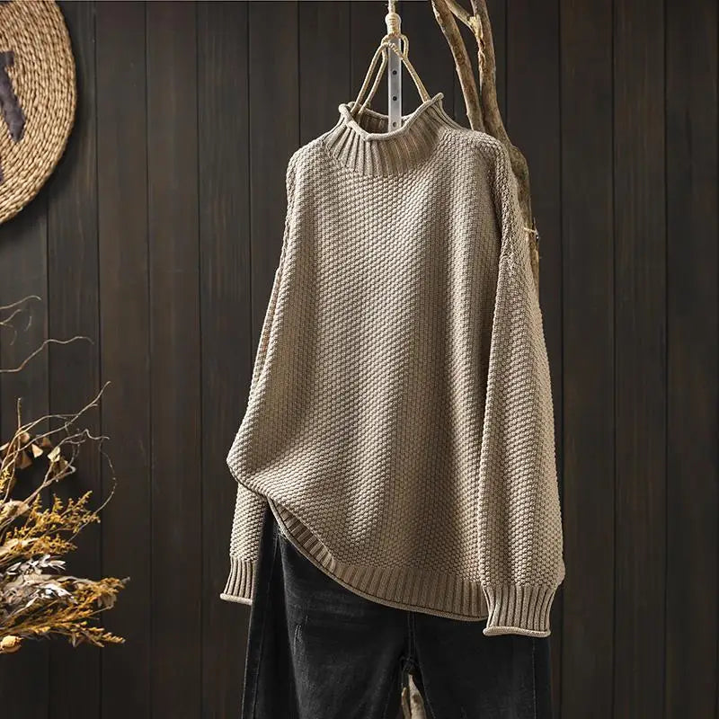 Barbara | Relaxed Textured Knit Sweater