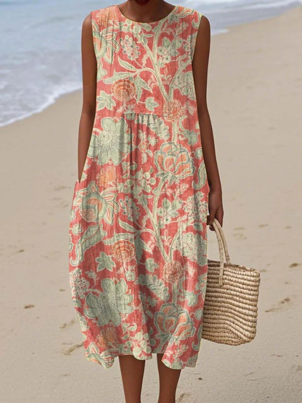 SCARLET | Floral Midi Dress