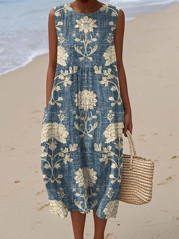 AUBREY | Boho Midi Dress