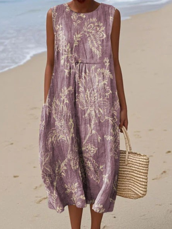 BRIANNA | Floral Midi Dress