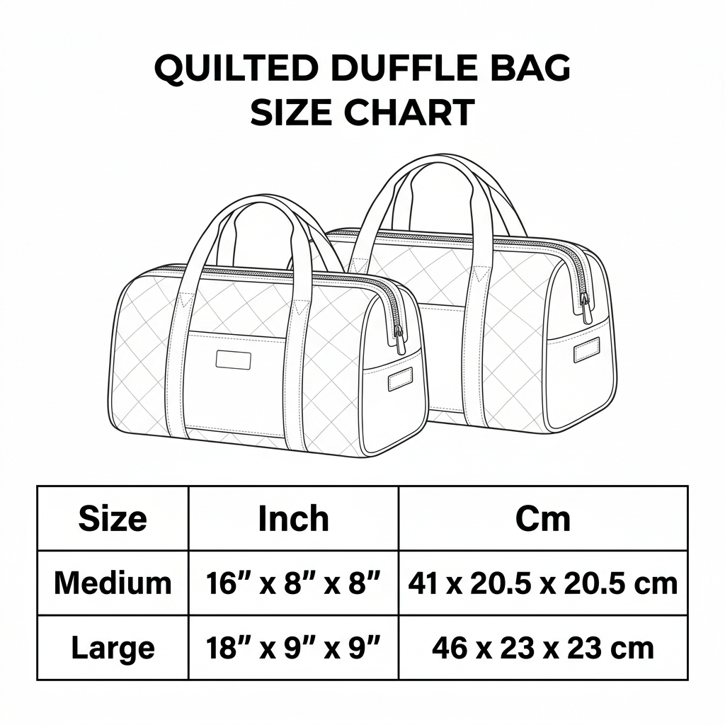 Forest Camper Quilted Travel Bag