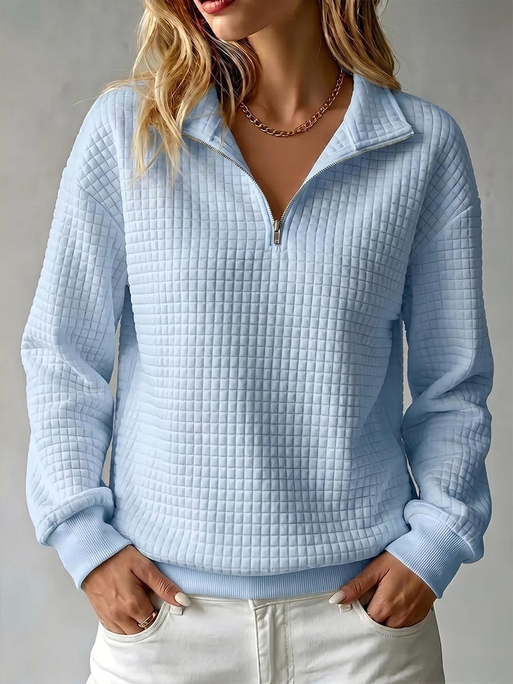 Brynmore | Casual Loose Waffle Knit Pullover