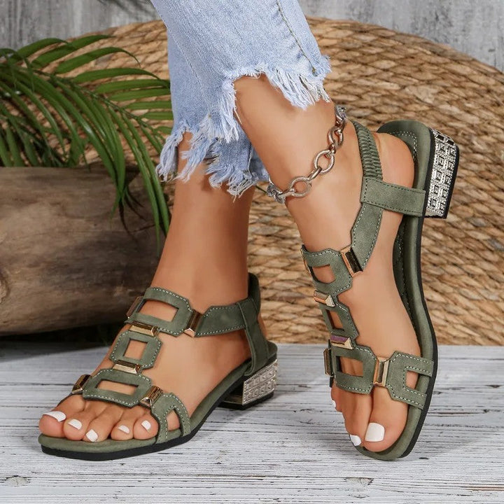 Alessia | Slingback Ballerinas with Jewel Details