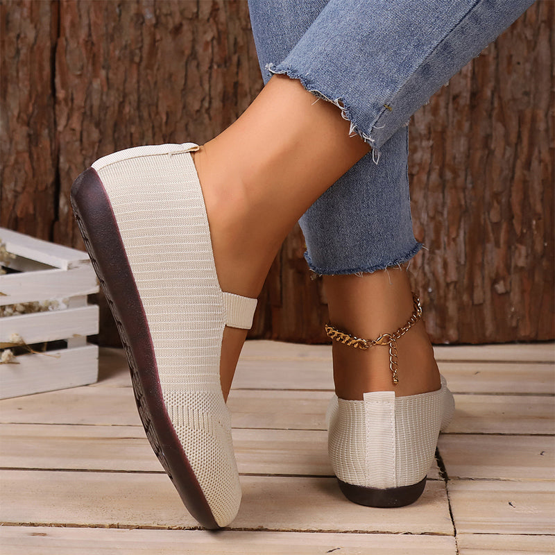 Valerie - Breathable Orthopedic Knit Ballet Flats