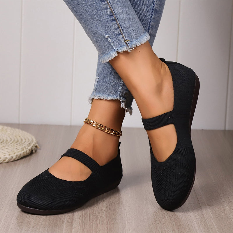 Valerie - Breathable Orthopedic Knit Ballet Flats